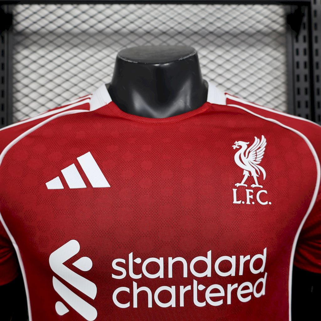 Liverpool 2025/26 Home Jersey Player Version