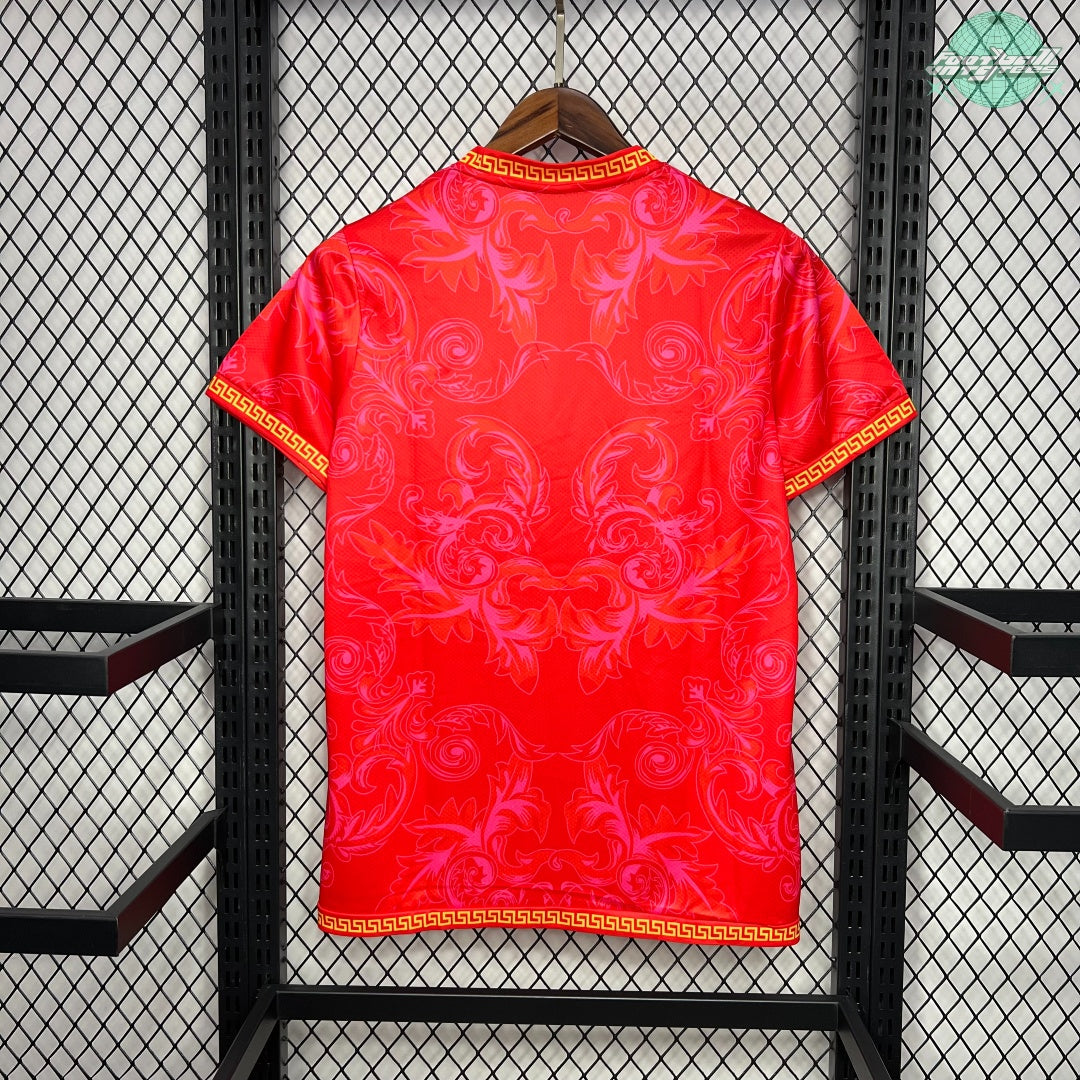 Italy 24/25 Special "Italy x Versace" Red Jersey