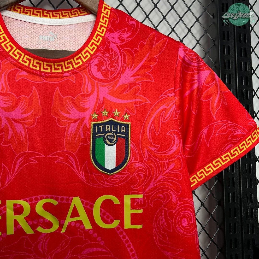 Italy 24/25 Special "Italy x Versace" Red Jersey