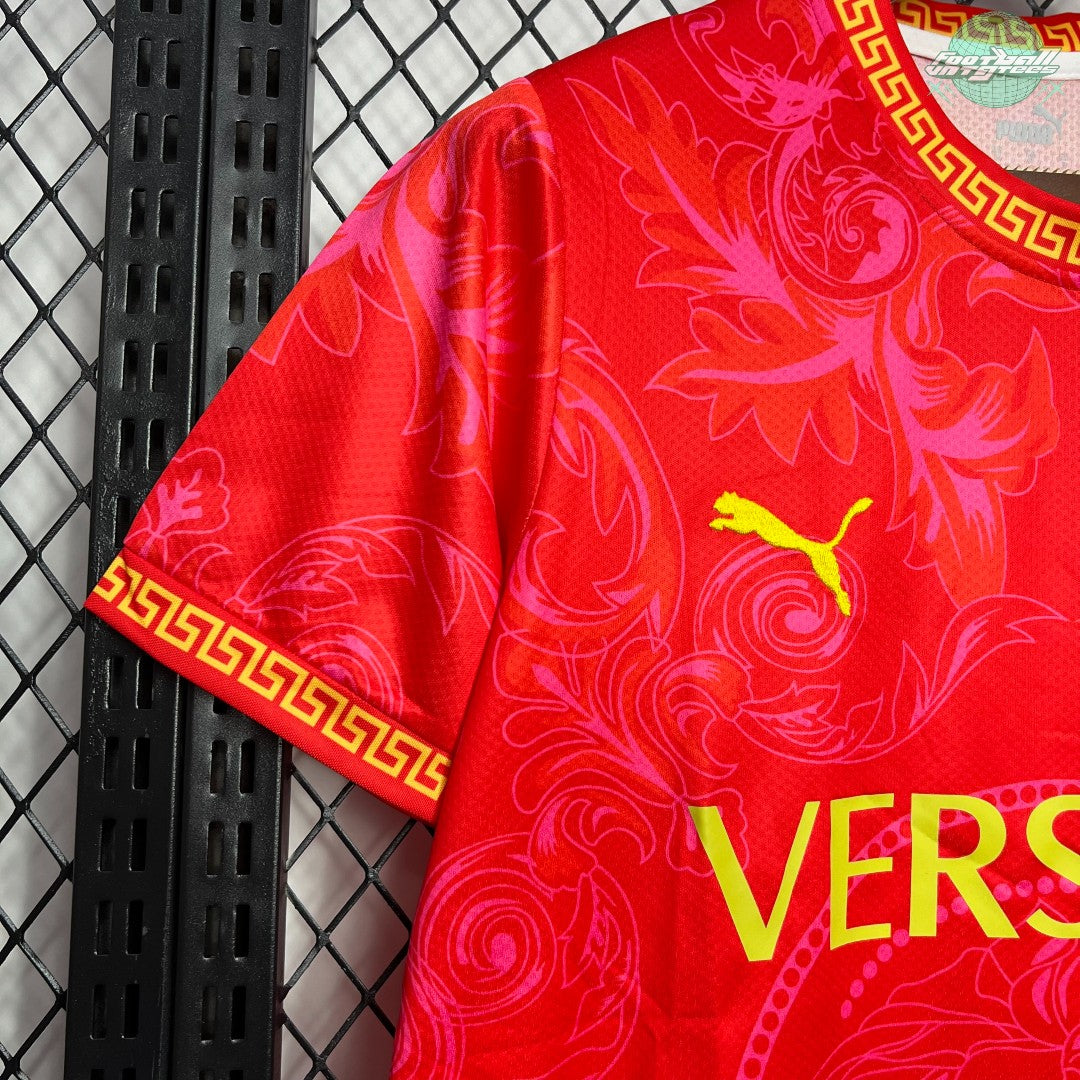 Italy 24/25 Special "Italy x Versace" Red Jersey