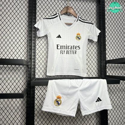 Real Madrid 24/25 Kids Home Kit