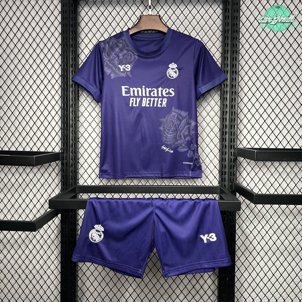 Real Madrid 24/25 Kids "Y-3" Purple Kit