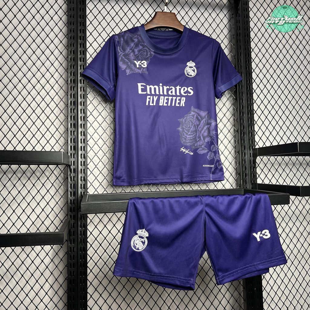 Real Madrid 24/25 Kids "Y-3" Purple Kit