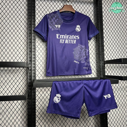 Real Madrid 24/25 Kids "Y-3" Purple Kit