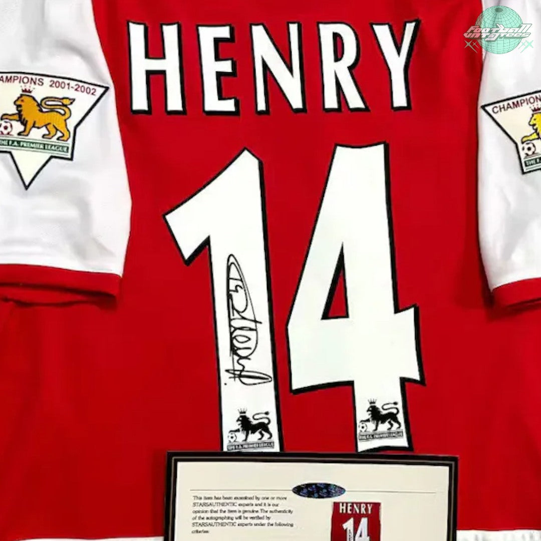 *Henry Signed* Arsenal 2002/03 Home Jersey